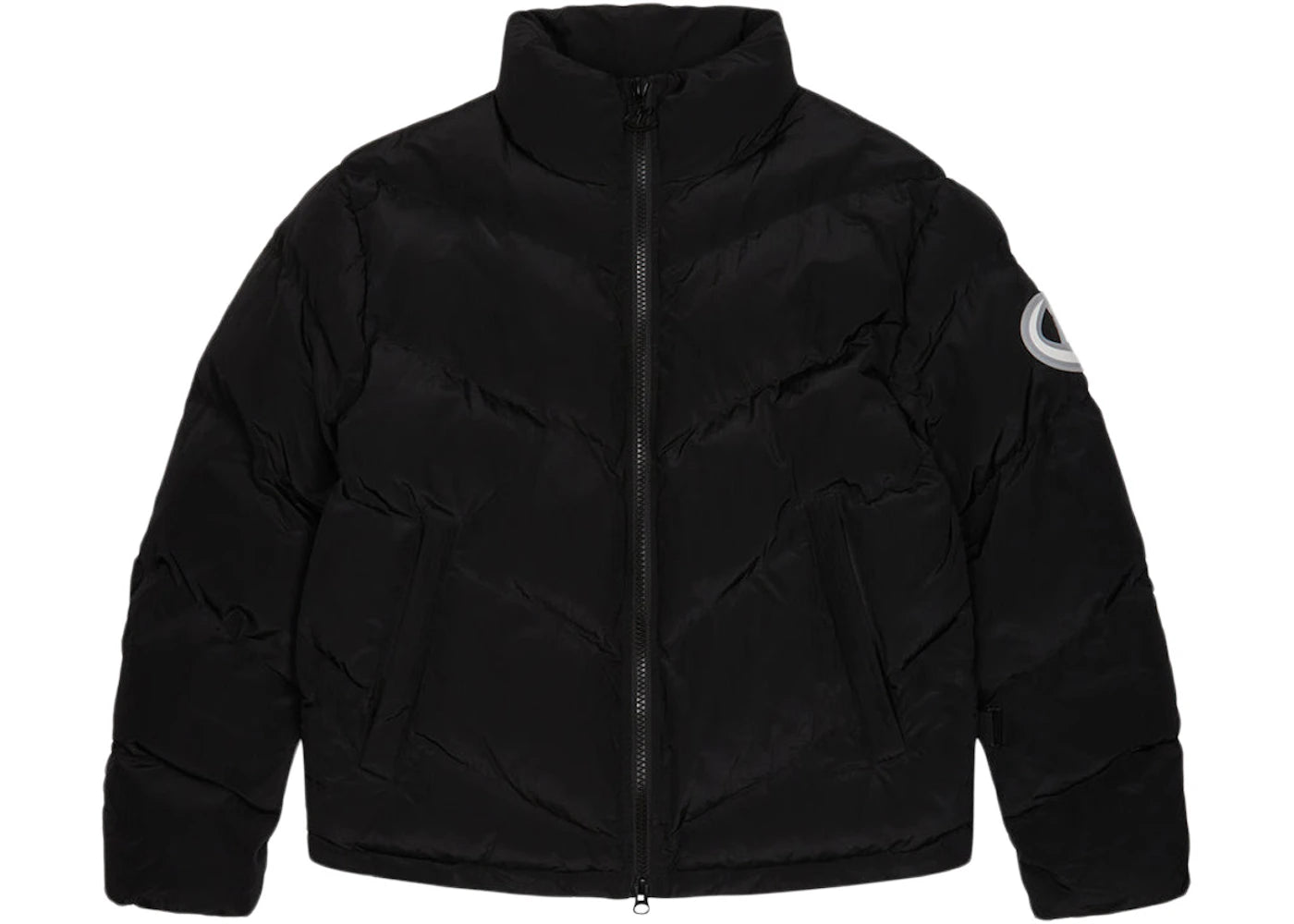 Trapstar Hyperdrive V Panel Puffer Jacket Black Ripstop