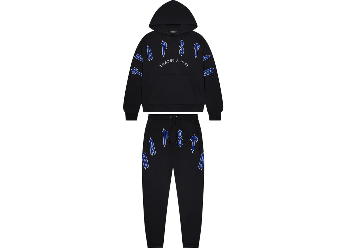 Trapstar Irongate Arch Chenille 2.0 Tracksuit Black/Blue
