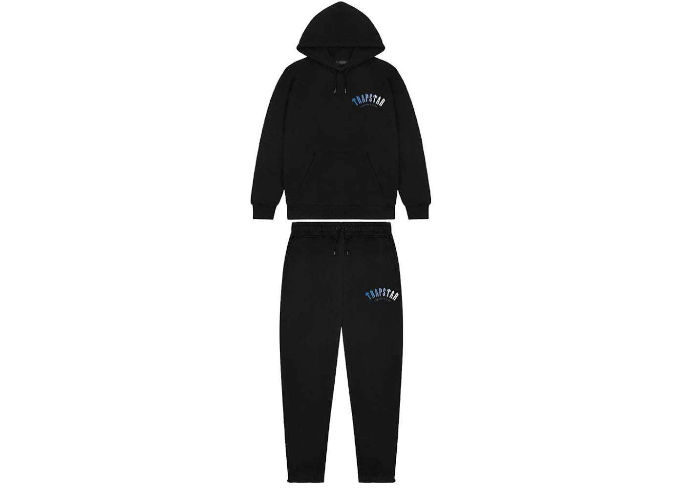 Trapstar Irongate Arch Fade Tracksuit Black