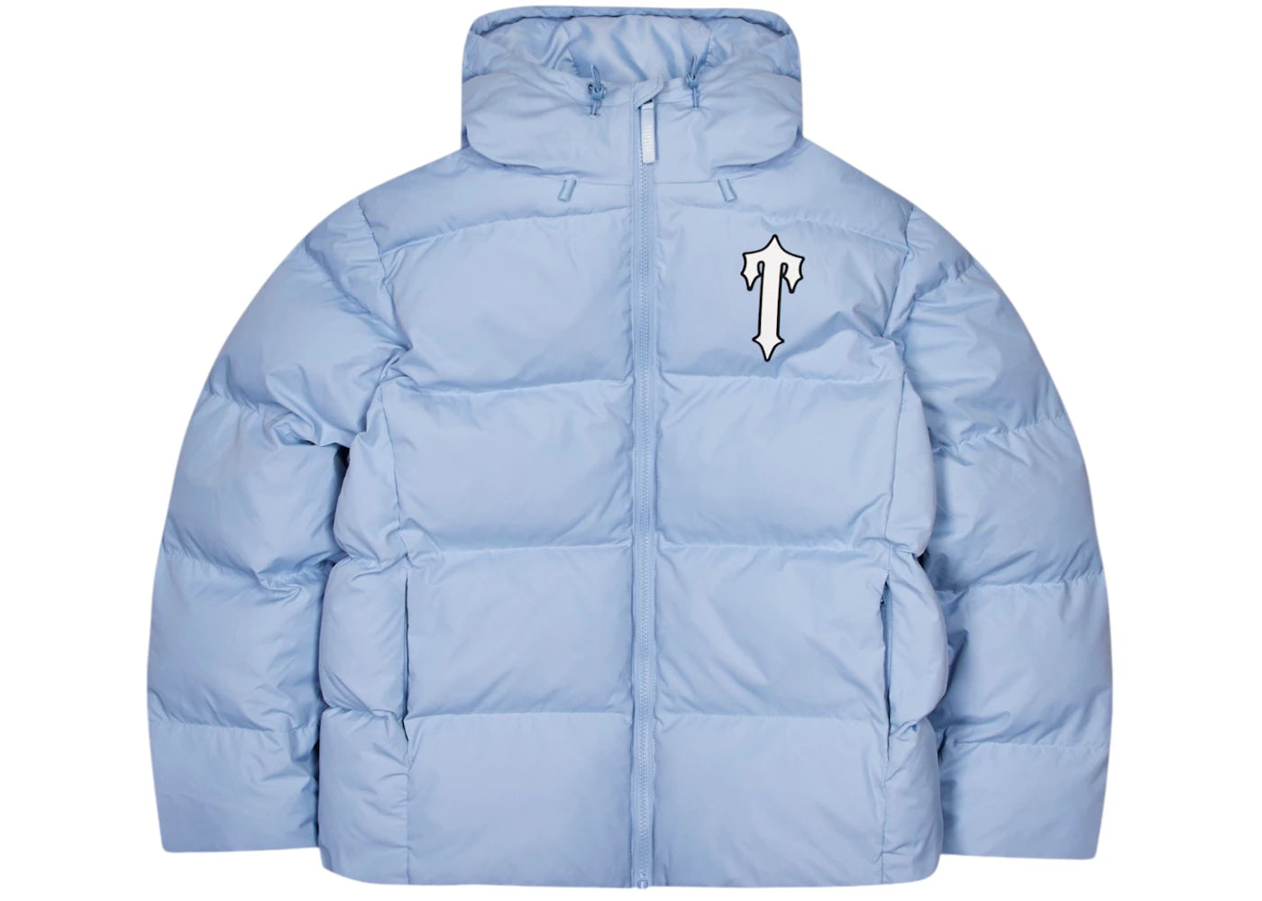 Trapstar Irongate Arch Hooded Puffer Jacket Light Blue