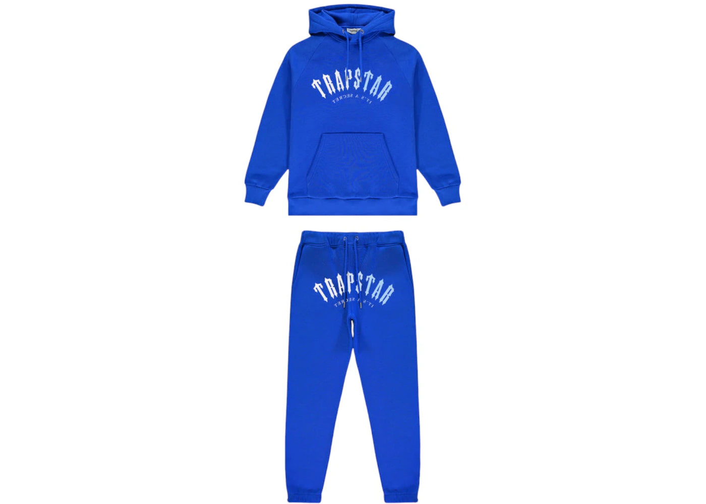 Trapstar Irongate Arch It's A Secret Hooded Gel Tracksuit Blue