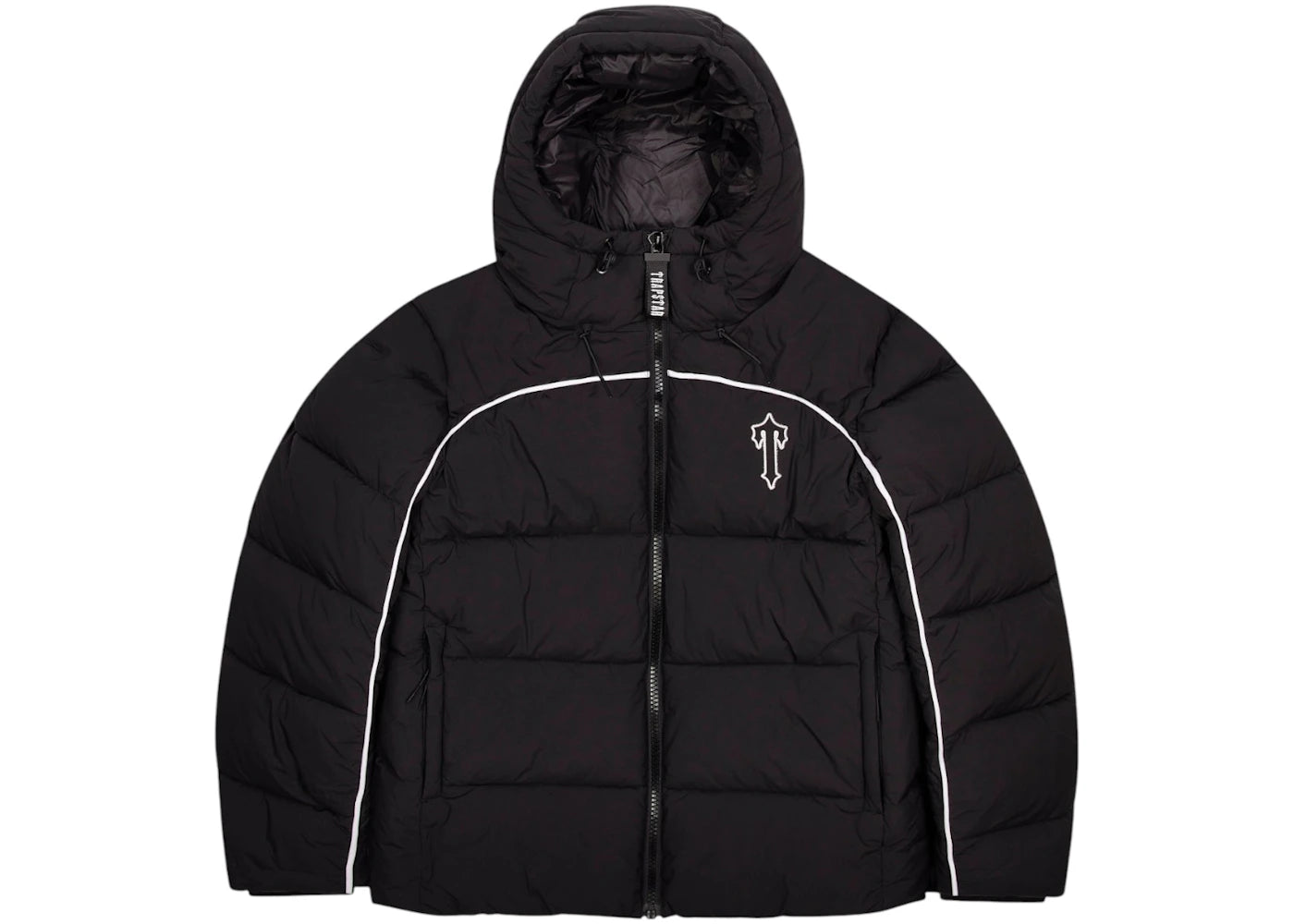 Trapstar Irongate Arch Pipping Puffer Jacket Black