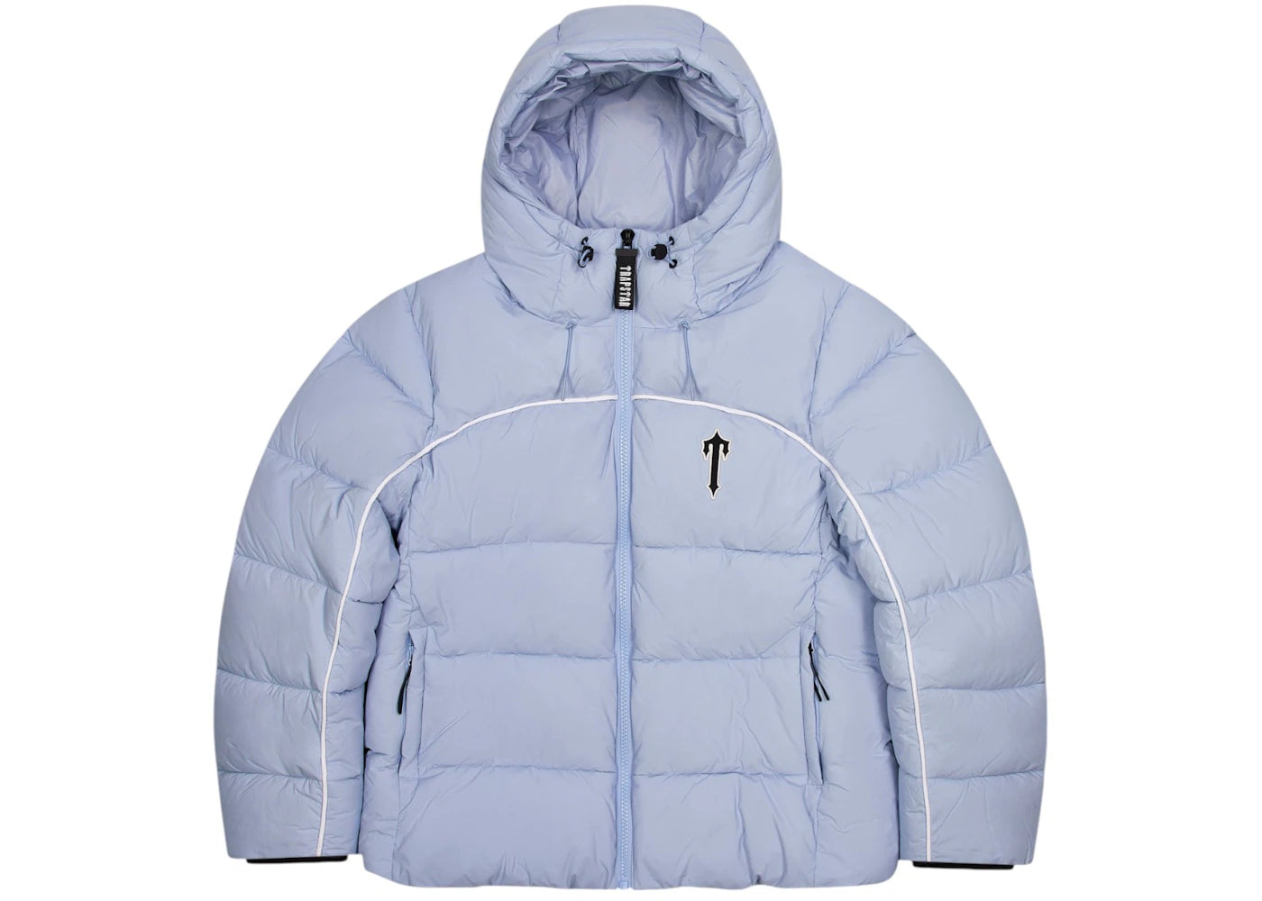 Trapstar Irongate Arch Pipping Puffer Jacket Ice Blue