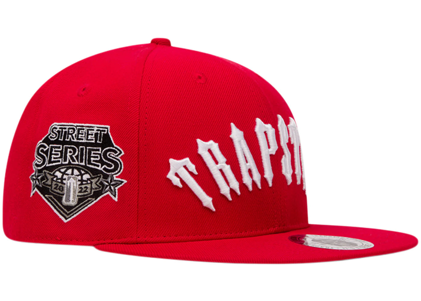 Trapstar Irongate Arch Snapback Cap Red/White