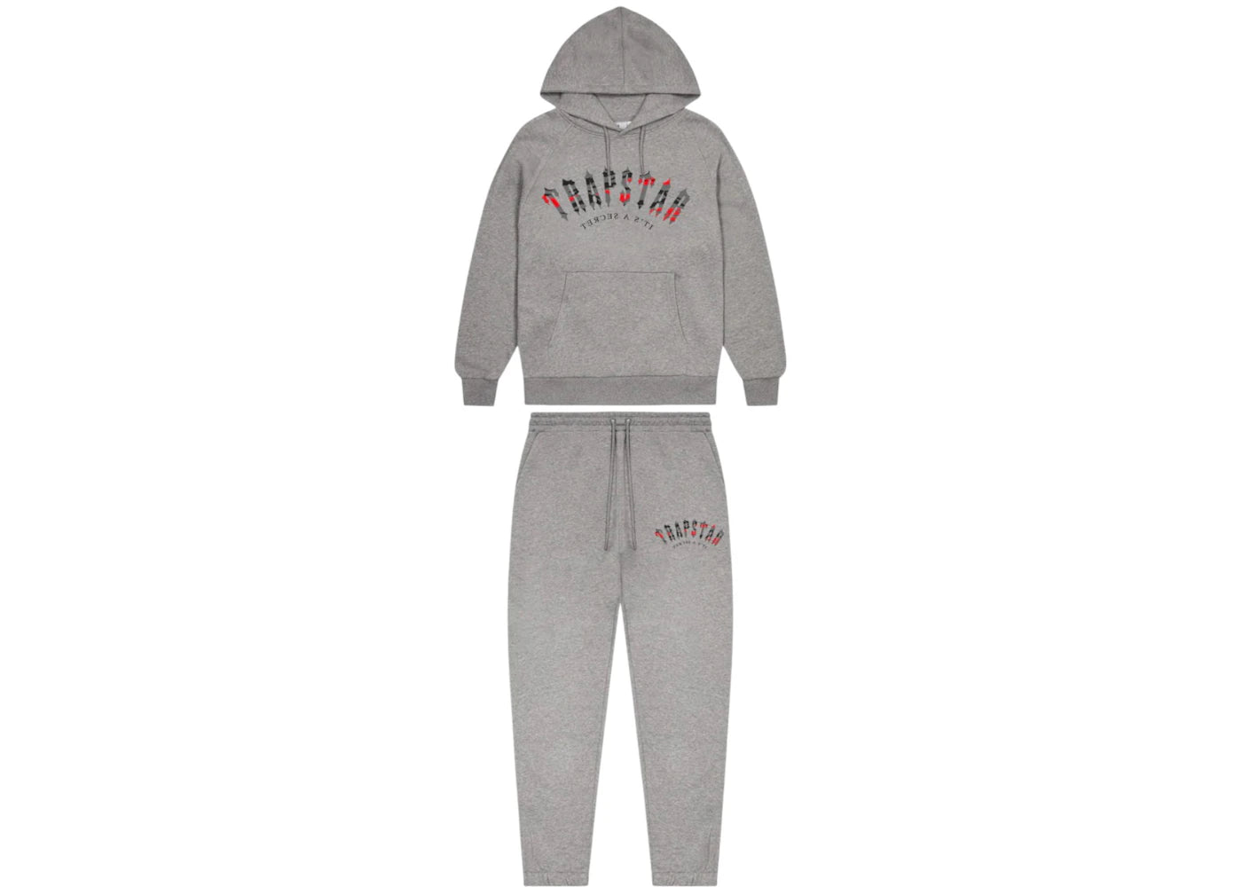 Trapstar Irongate Camo Arch Tracksuit Grey/Infrared