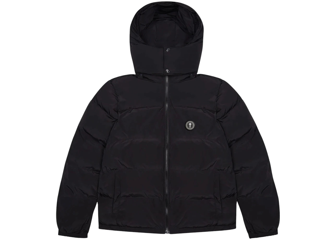 Trapstar Irongate Detachable Hooded Puffer Jacket Black