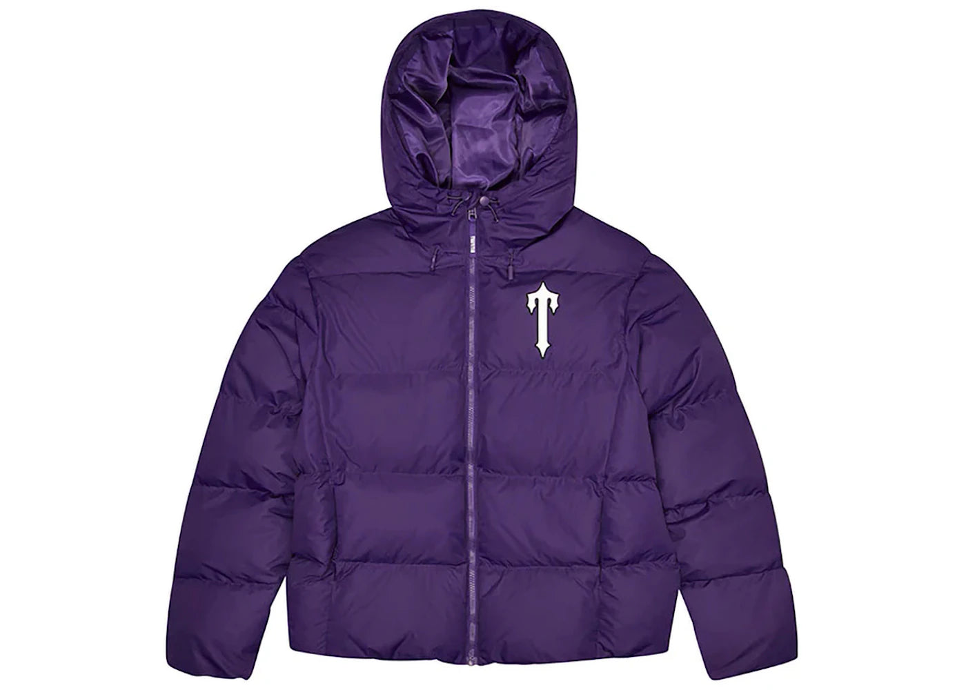 Trapstar Irongate Hooded Puffer Jacket Purple