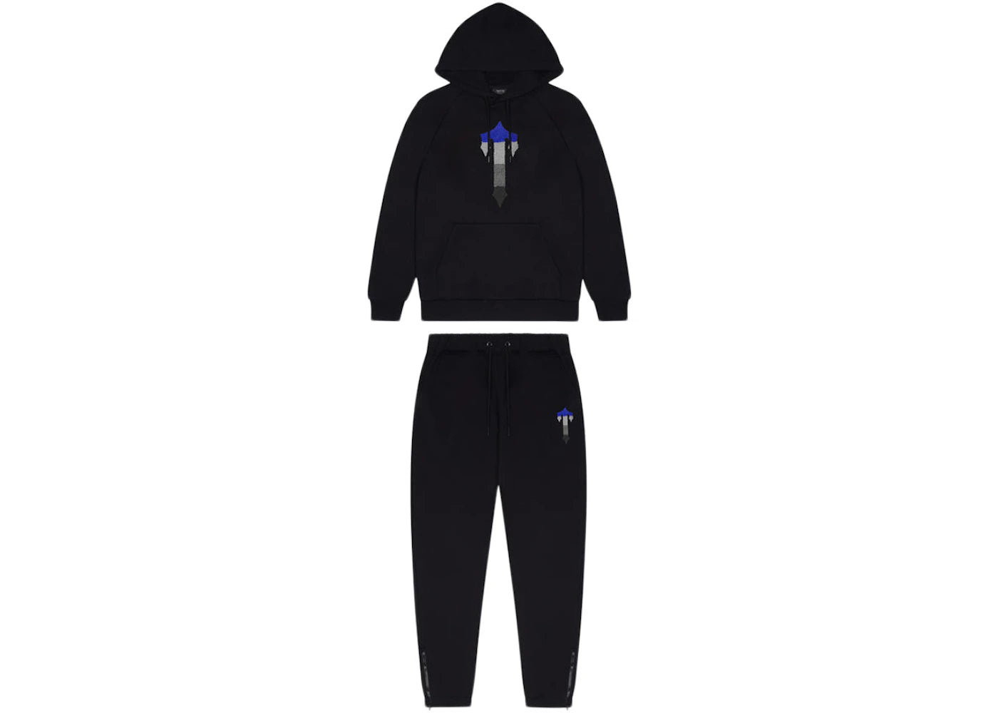 Trapstar Irongate T Chenille Tracksuit Black Ice Edition