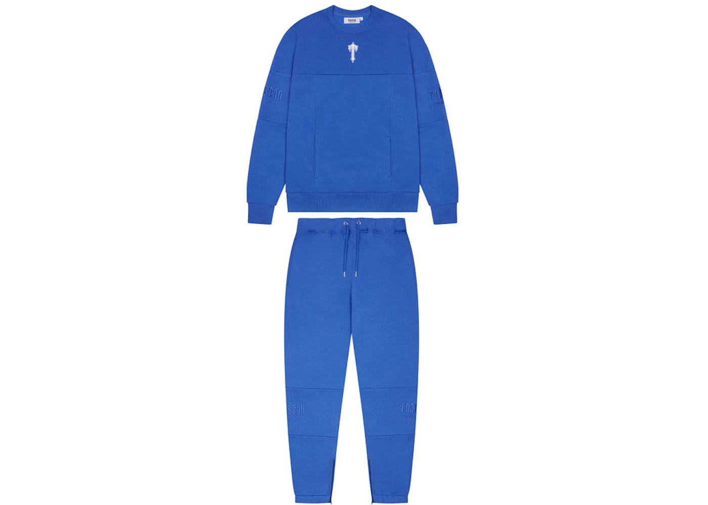 Trapstar Irongate T Crewneck Tracksuit Dazzling Blue