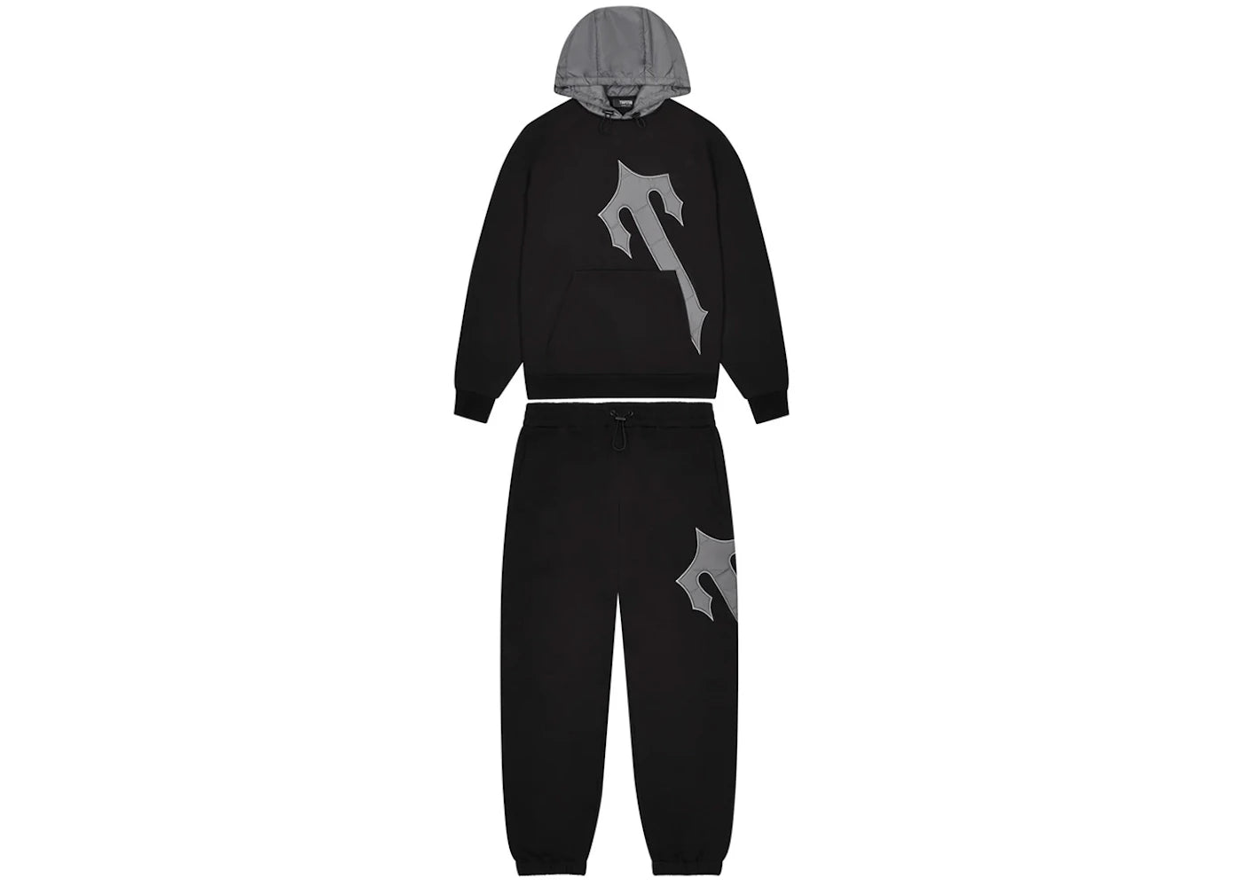 Trapstar Irongate T Hood Tracksuit Black/Grey