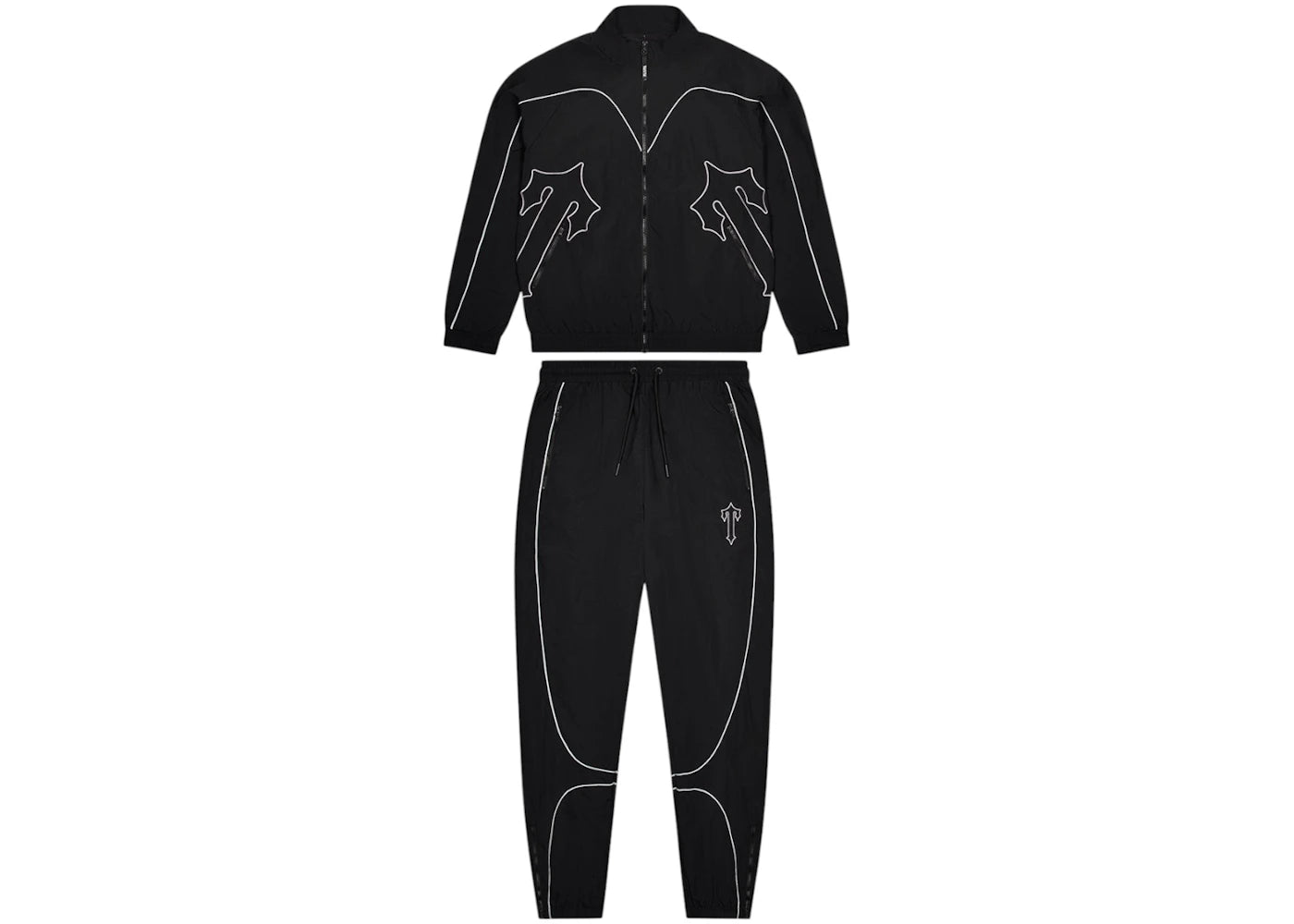 Trapstar Irongate T Panel Shell Tracksuit Black