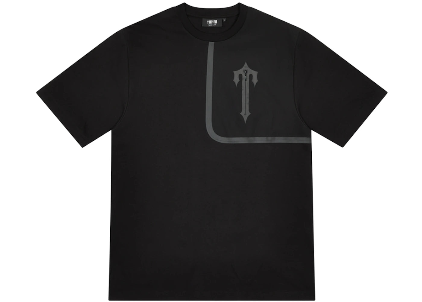 Trapstar Irongate T Tech Zip T-Shirt Black