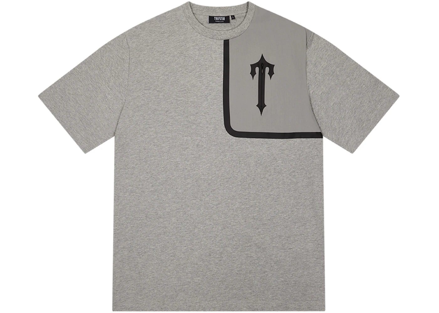 Trapstar Irongate T Tech Zip T-Shirt Grey