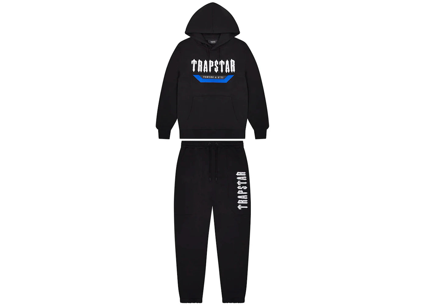 Trapstar Irongate Tracksuit Black/Blue