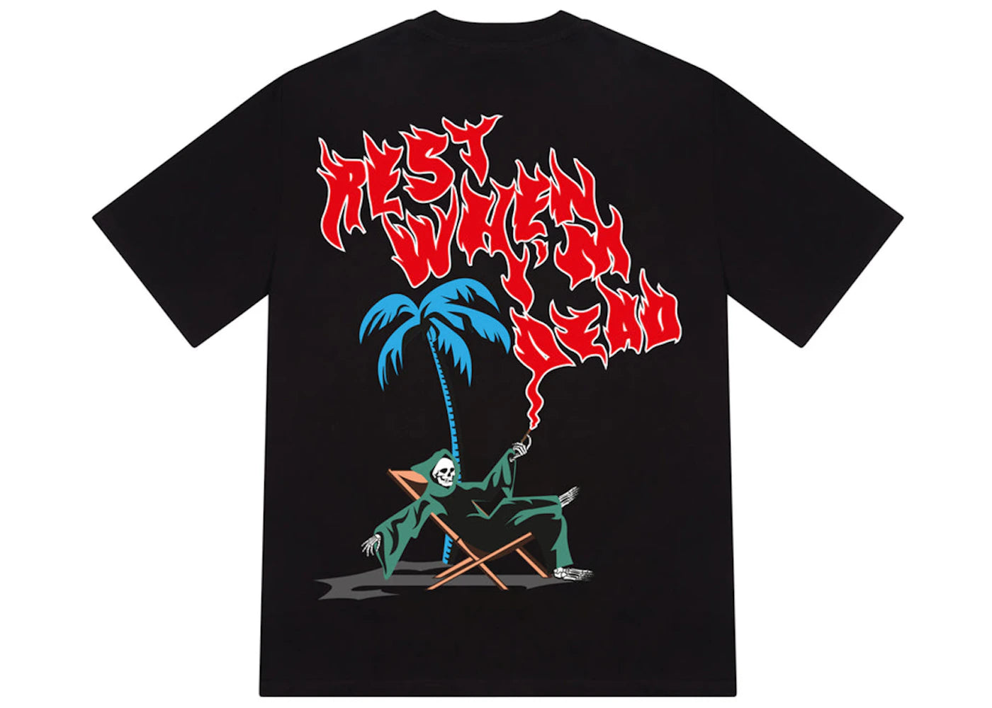 Trapstar Rest When I'M Dead Tee Black/Multi