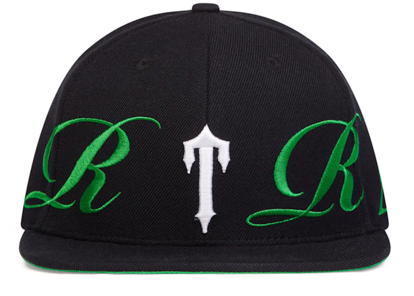 Trapstar Script Fitted Cap Black/Green