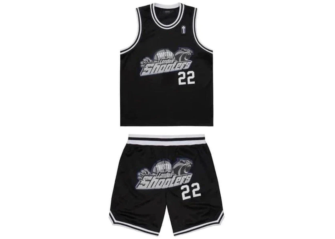 Trapstar Shooters Basketball Short Set Black