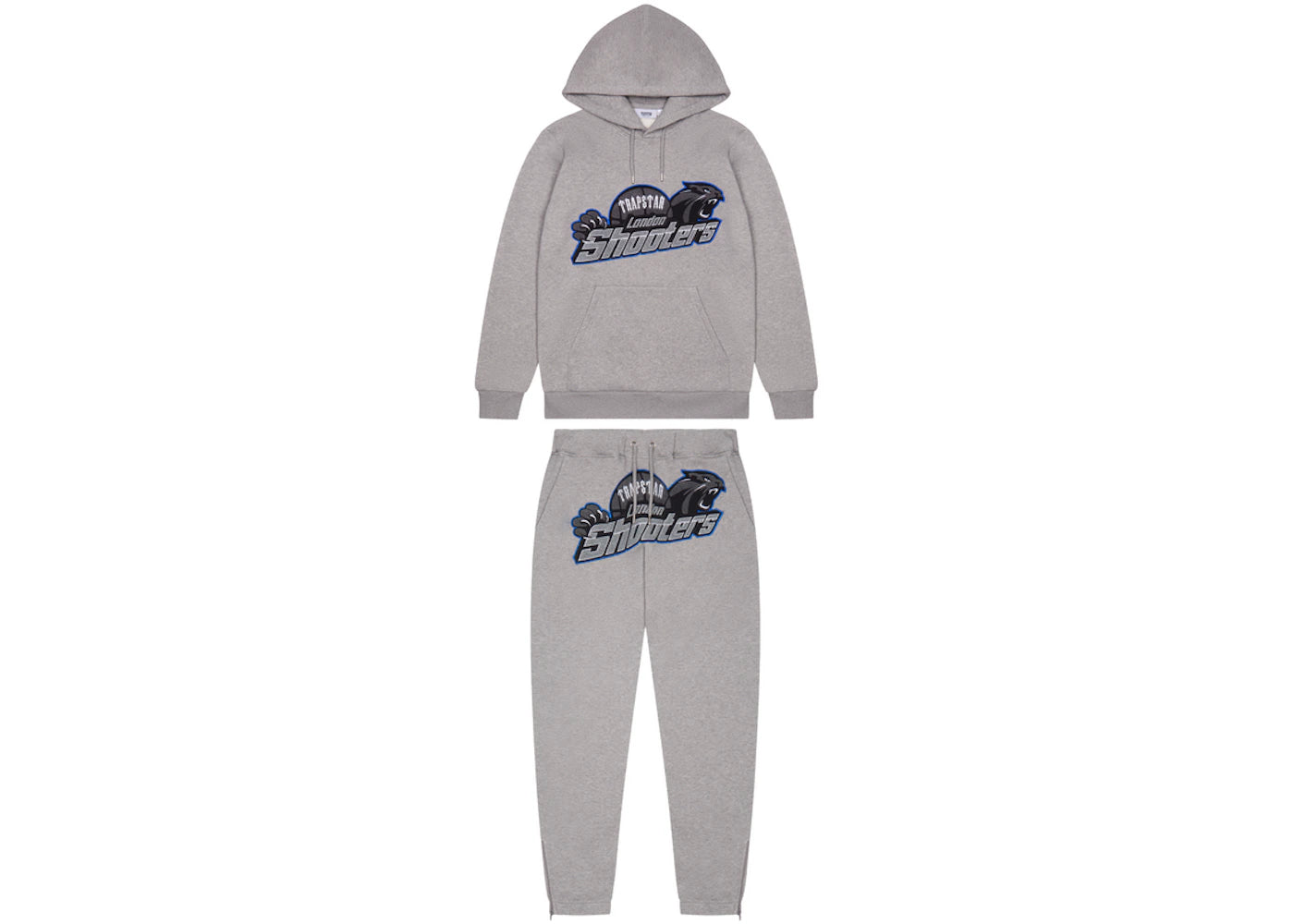 Trapstar Shooters Hoodie Tracksuit Grey Ice Flavours