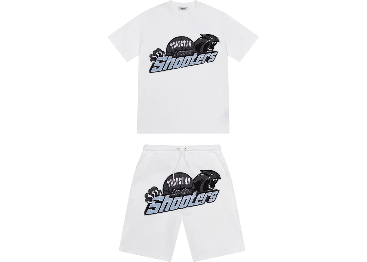 Trapstar Shooters Short Set White/Blue