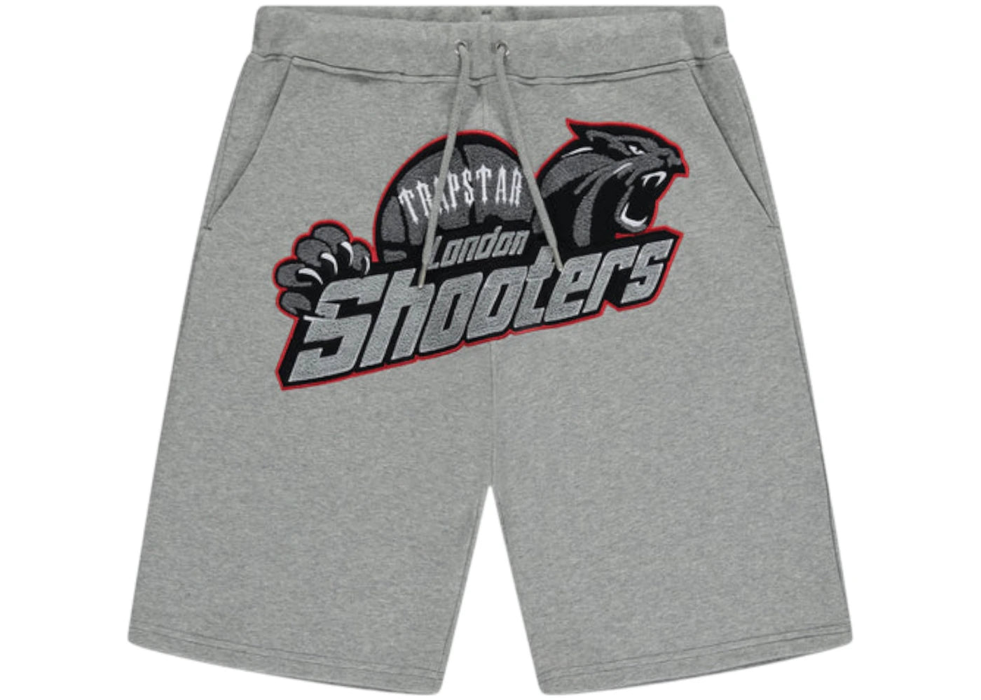 Trapstar Shooters Shorts Grey/Red