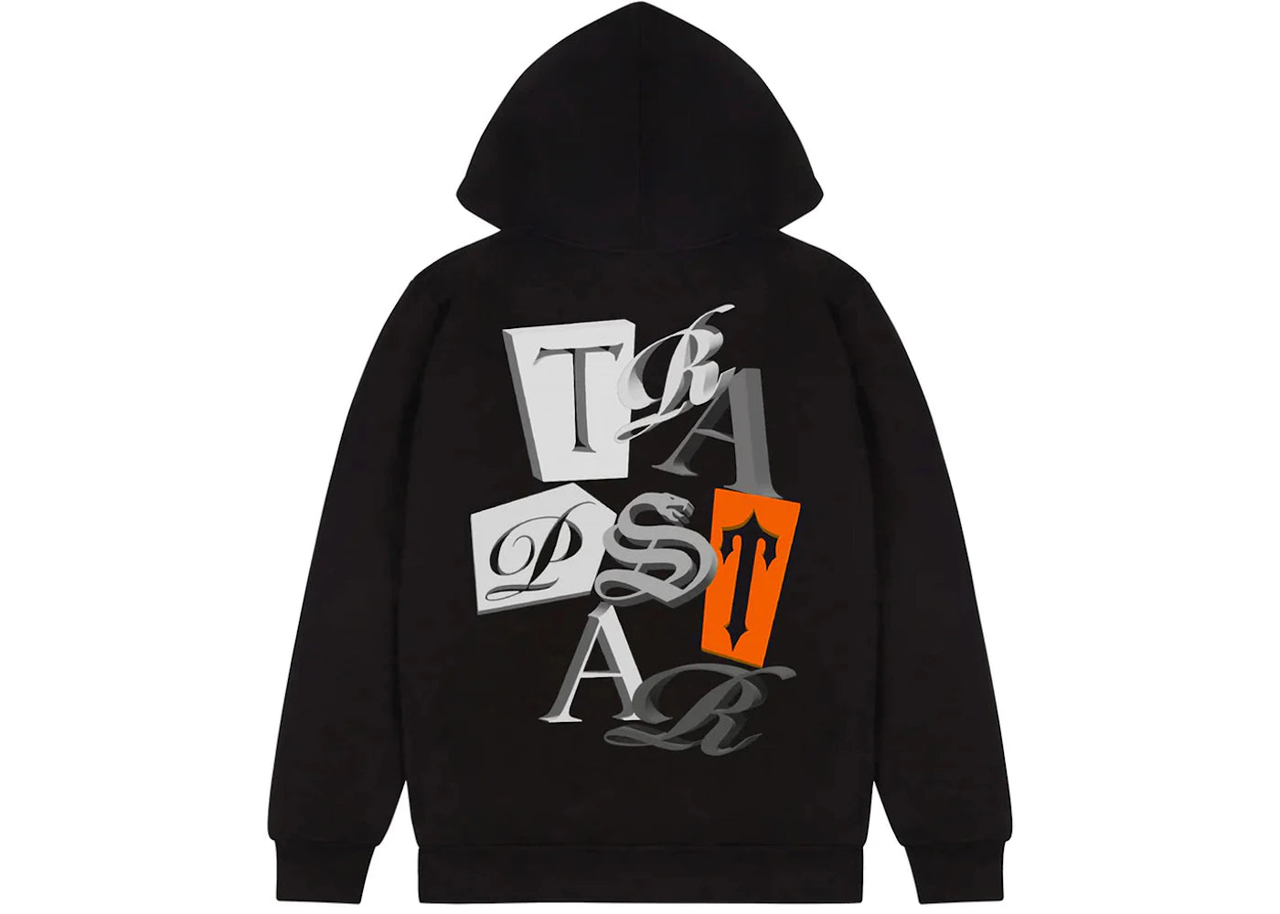 Trapstar TS Script 3D Edition Hoodie Black