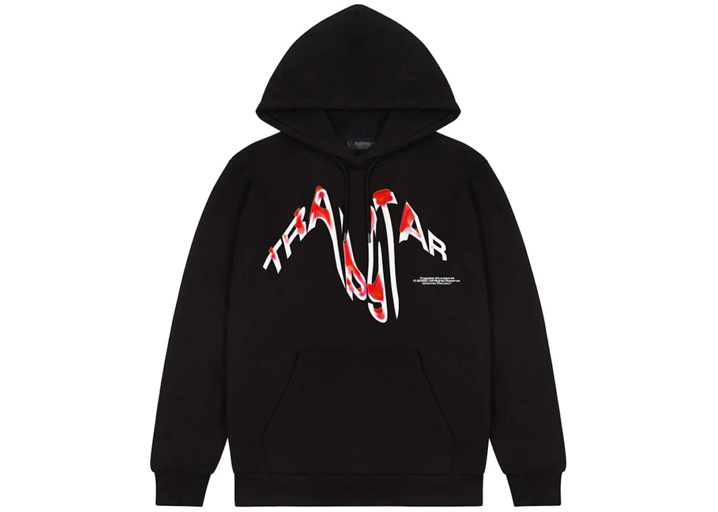 Trapstar Trapstar Distortion Hoodie Black/Infrared