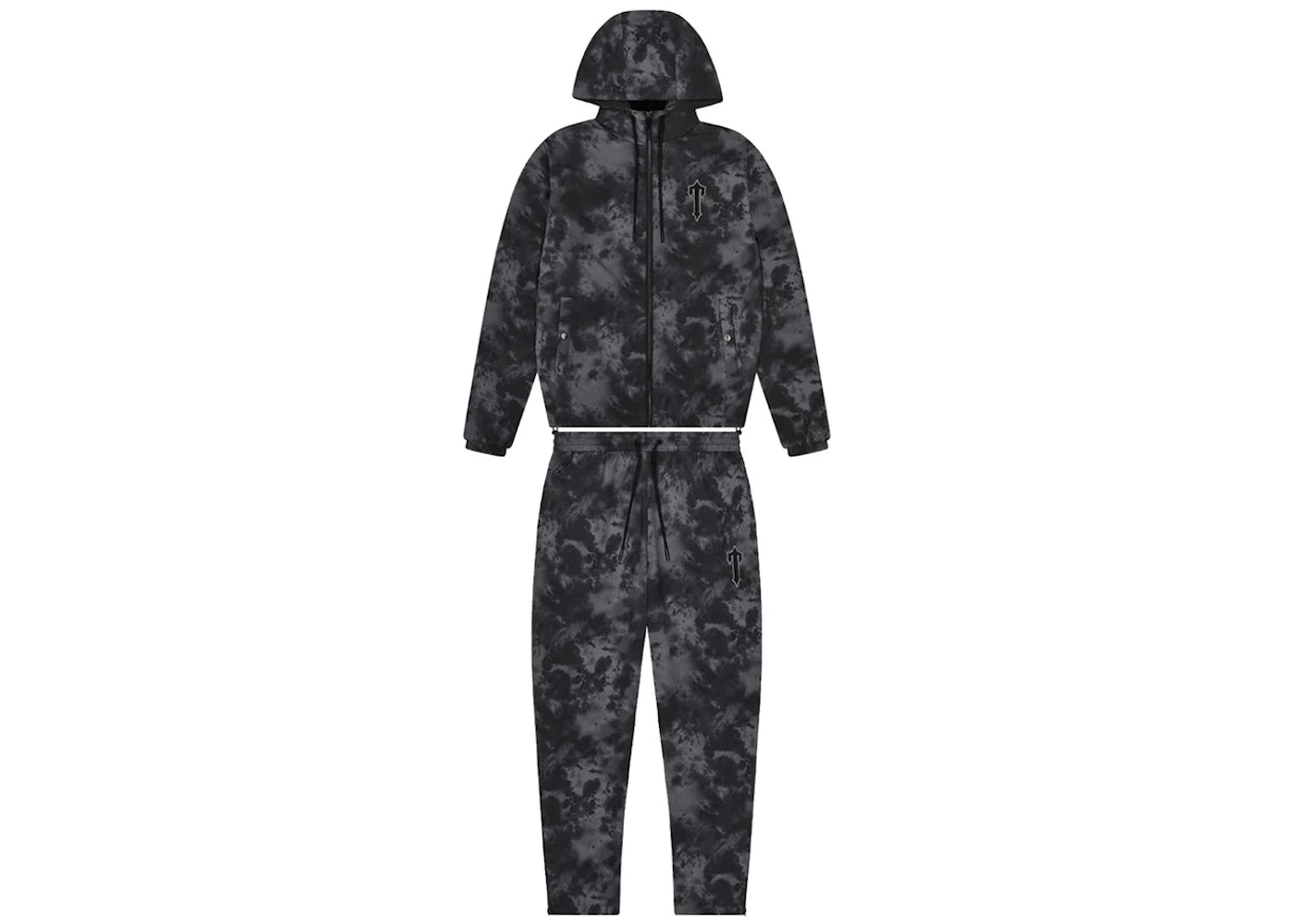 Trapstar Washed Irongate Tracksuit Black