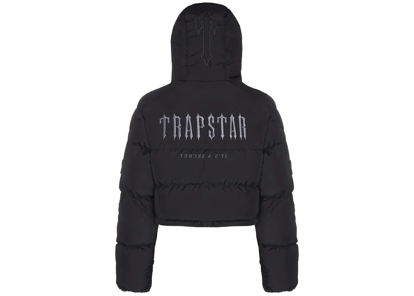 Trapstar Women's Decoded 2.0 Hooded Puffer Jacket Black