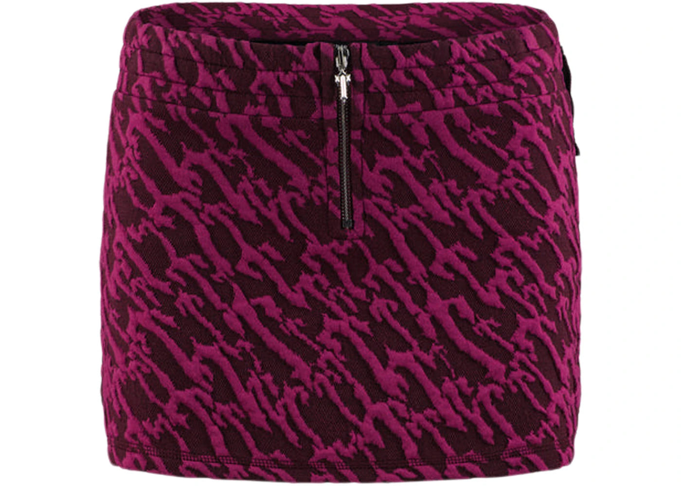 Trapstar Women's Jacquard Mini Skirt Burgundy/Pink