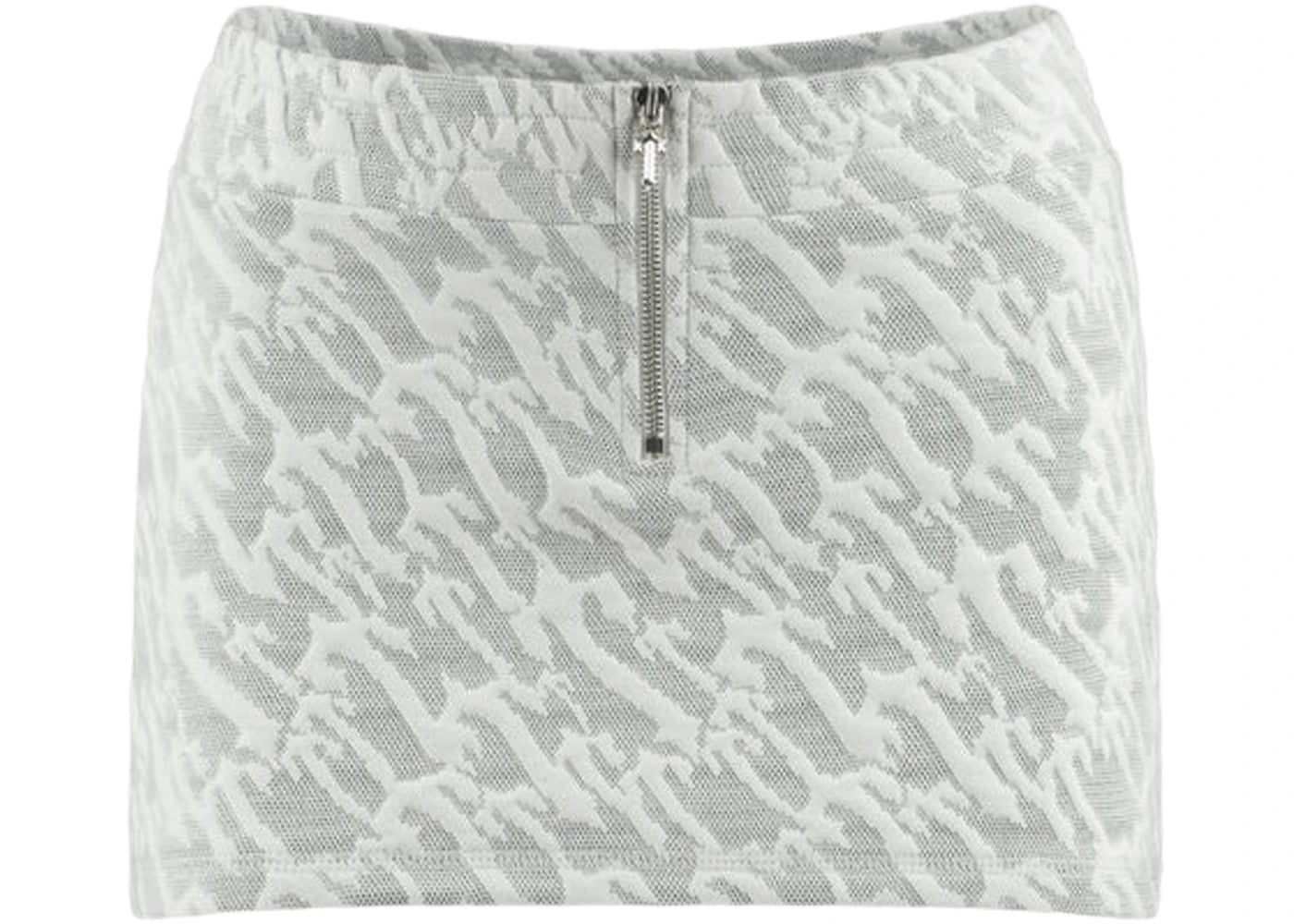 Trapstar Women's Jacquard Mini Skirt White