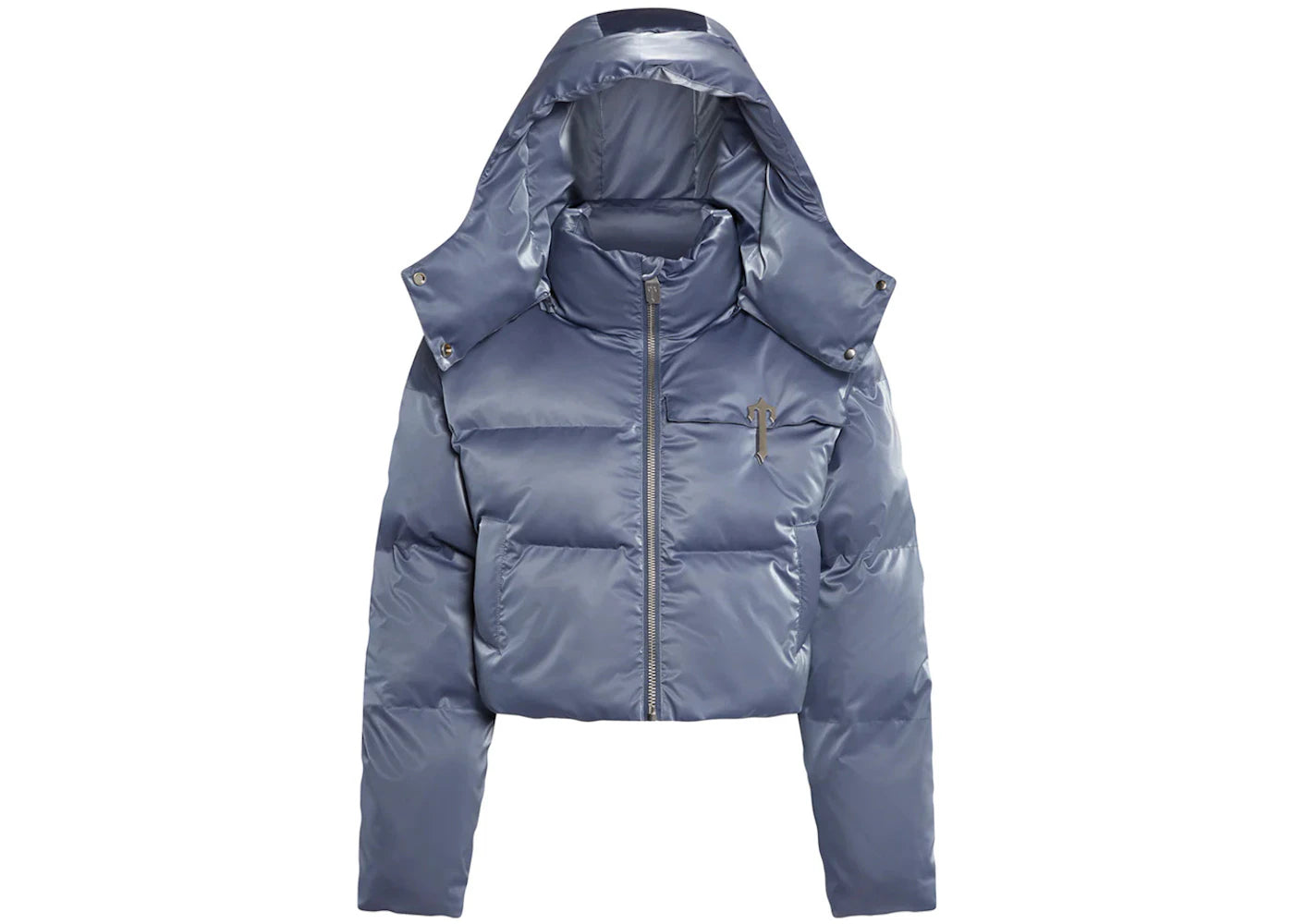 Trapstar Women's Magnetic T Trim Puffer Jacket Dusty Blue