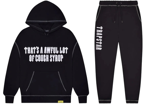 Trapstar x Cough Syrup Tracksuit Black – Side Kicks