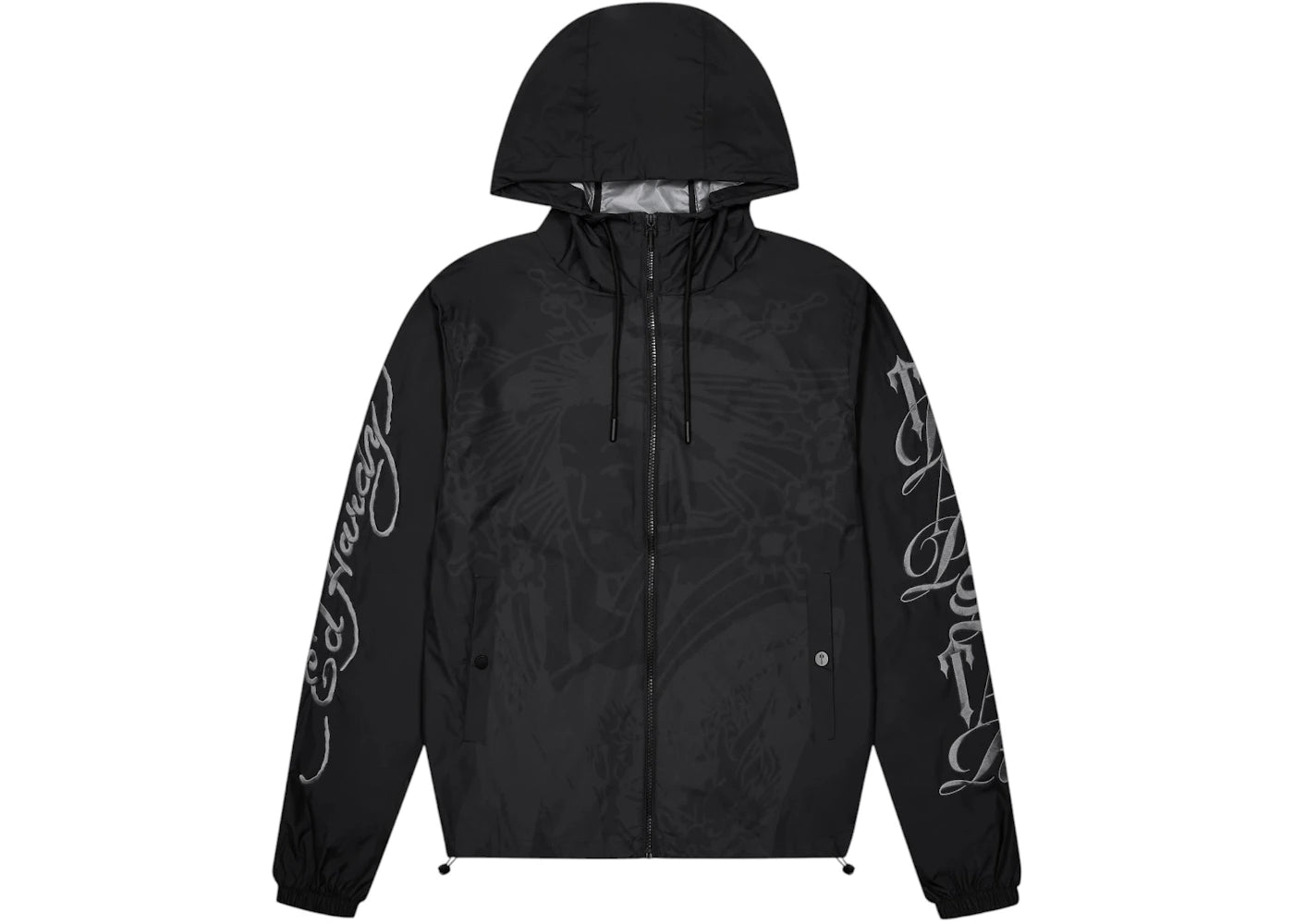 Trapstar x Ed Hardy Geisha Windbreaker Black