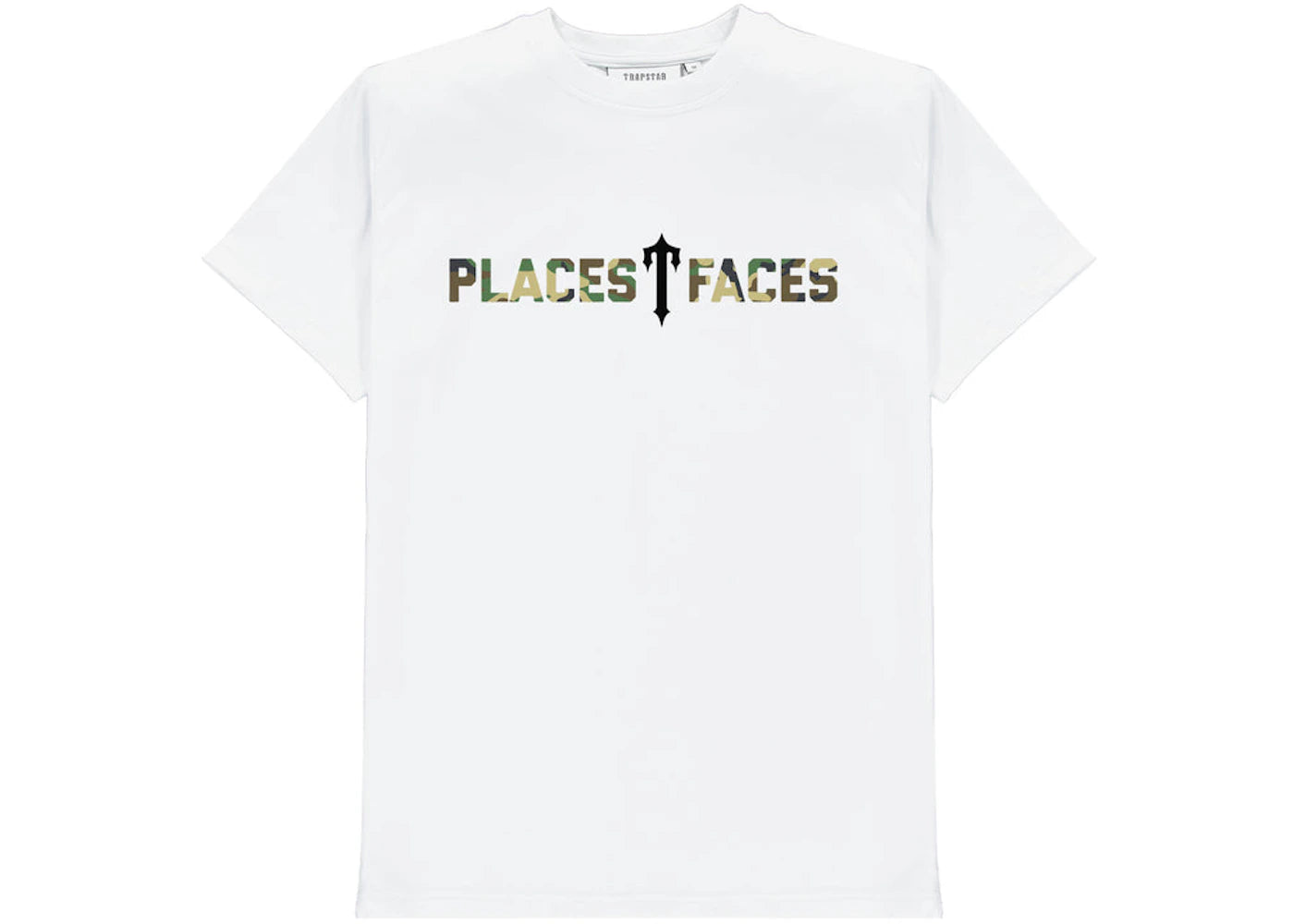 Trapstar x Places + Faces 2.0 Tee White/Camo