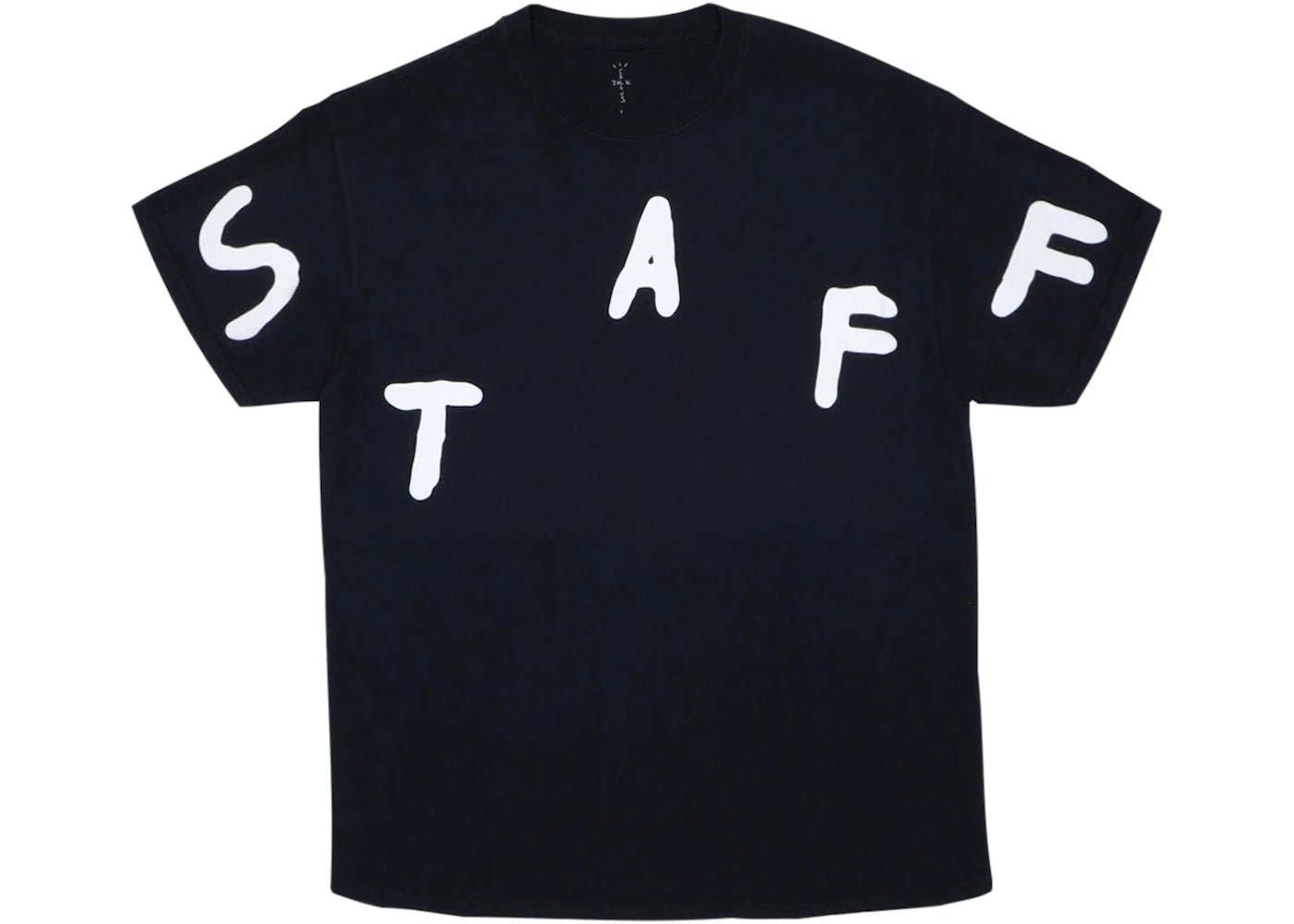 Travis Scott Astrofest 2019 Staff Embossed Tee Black