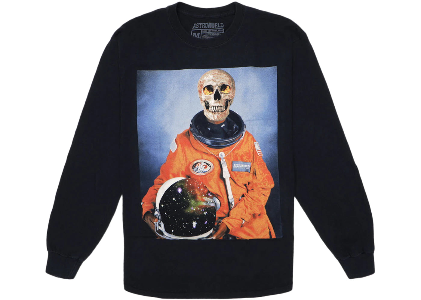 Travis Scott Astronaut L/S Tee Black