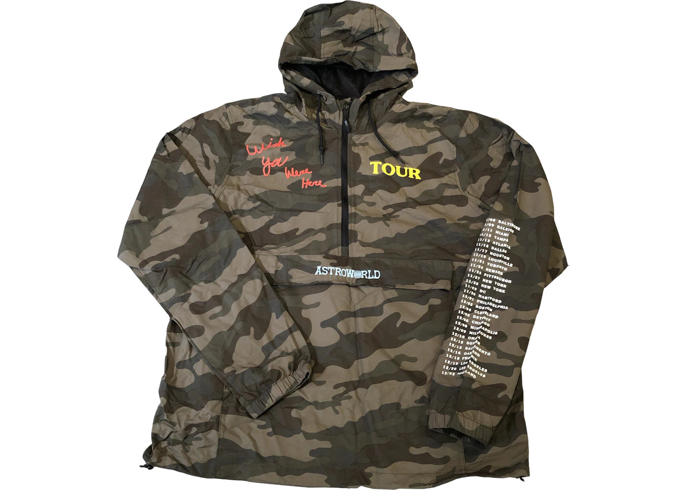 Travis Scott Astroworld Anorak Camo