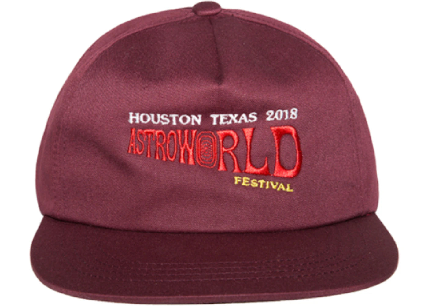 Travis Scott Astroworld Festival Hat Burgundy