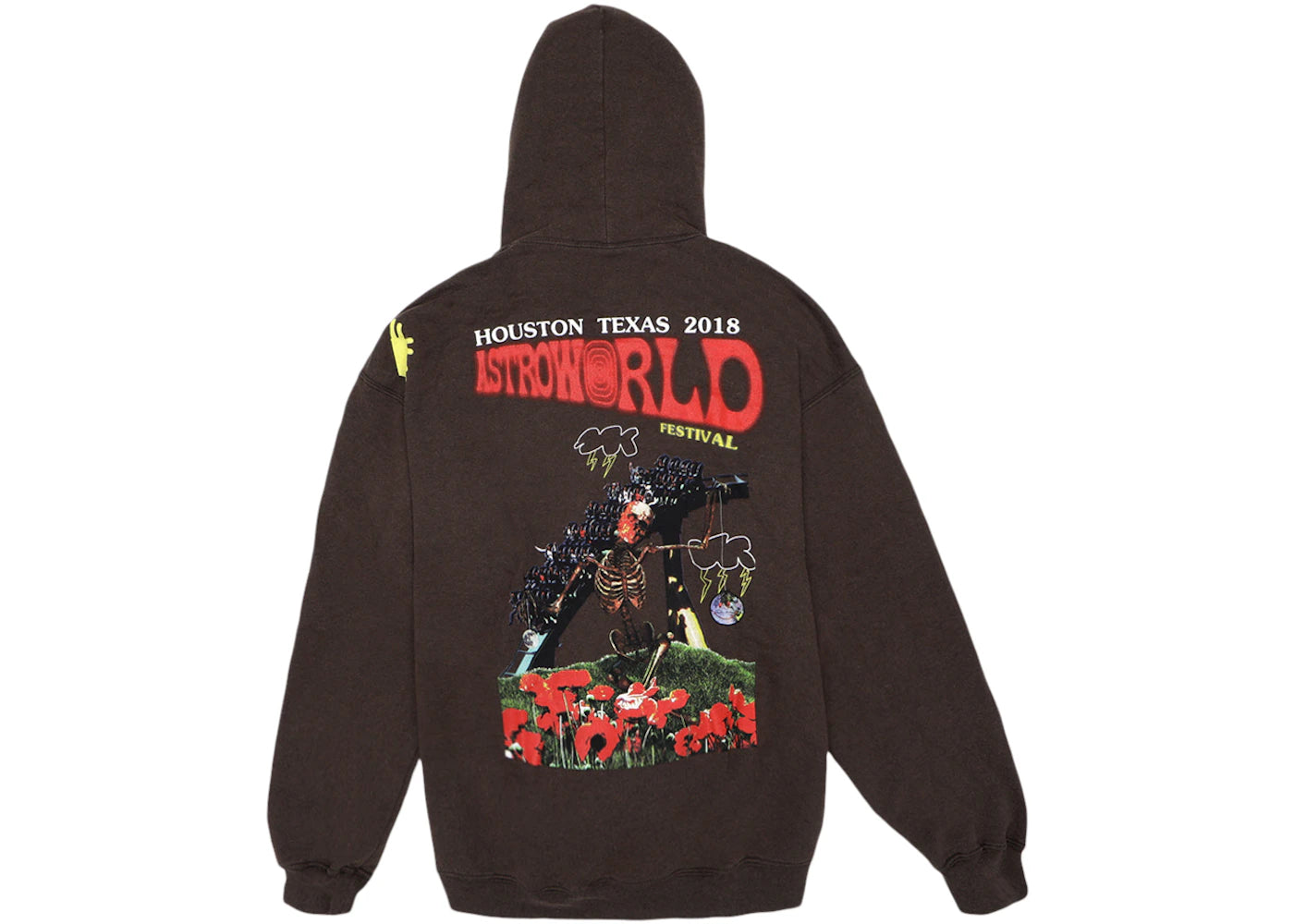 Travis Scott Astroworld Festival Hoodie Bleached