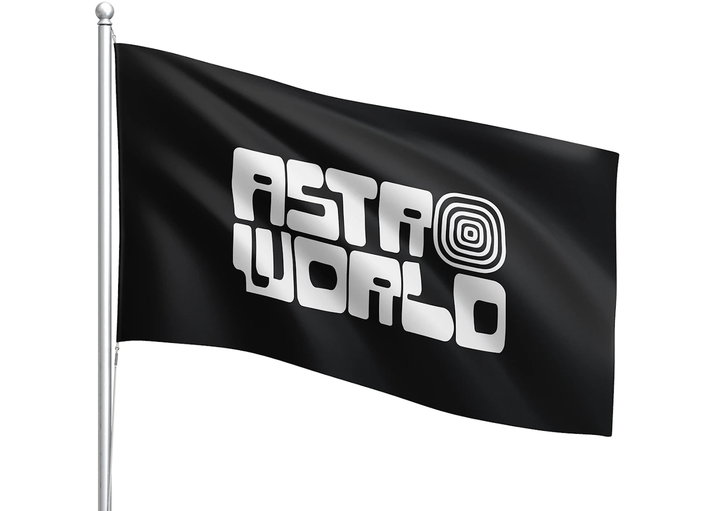 Travis Scott Astroworld Flag Black