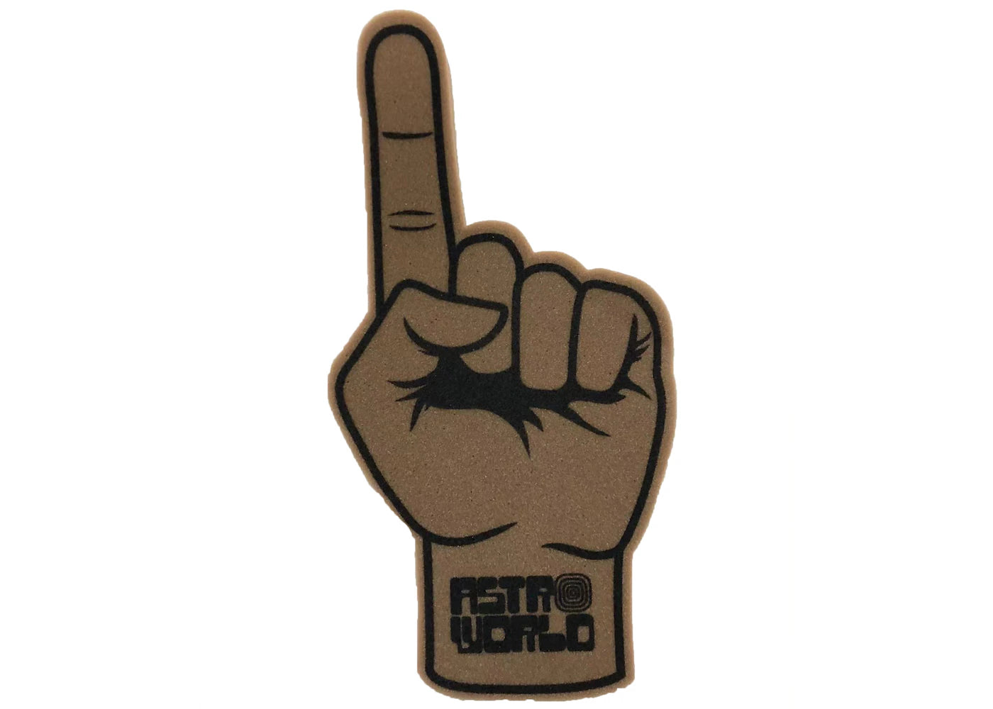 Travis Scott Astroworld Foam Finger Brown