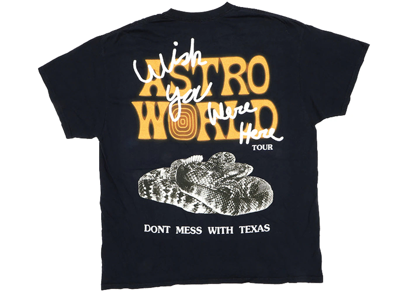 Travis Scott Astroworld Houston Exclusive T-shirt Black