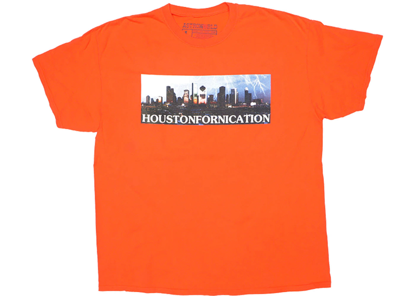 Travis Scott Astroworld Houston Exclusive T-shirt Orange
