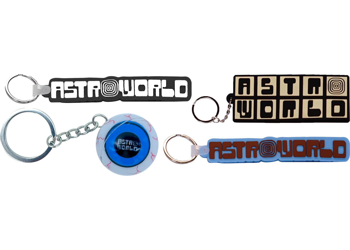 Travis Scott Astroworld Keychains Set of 4