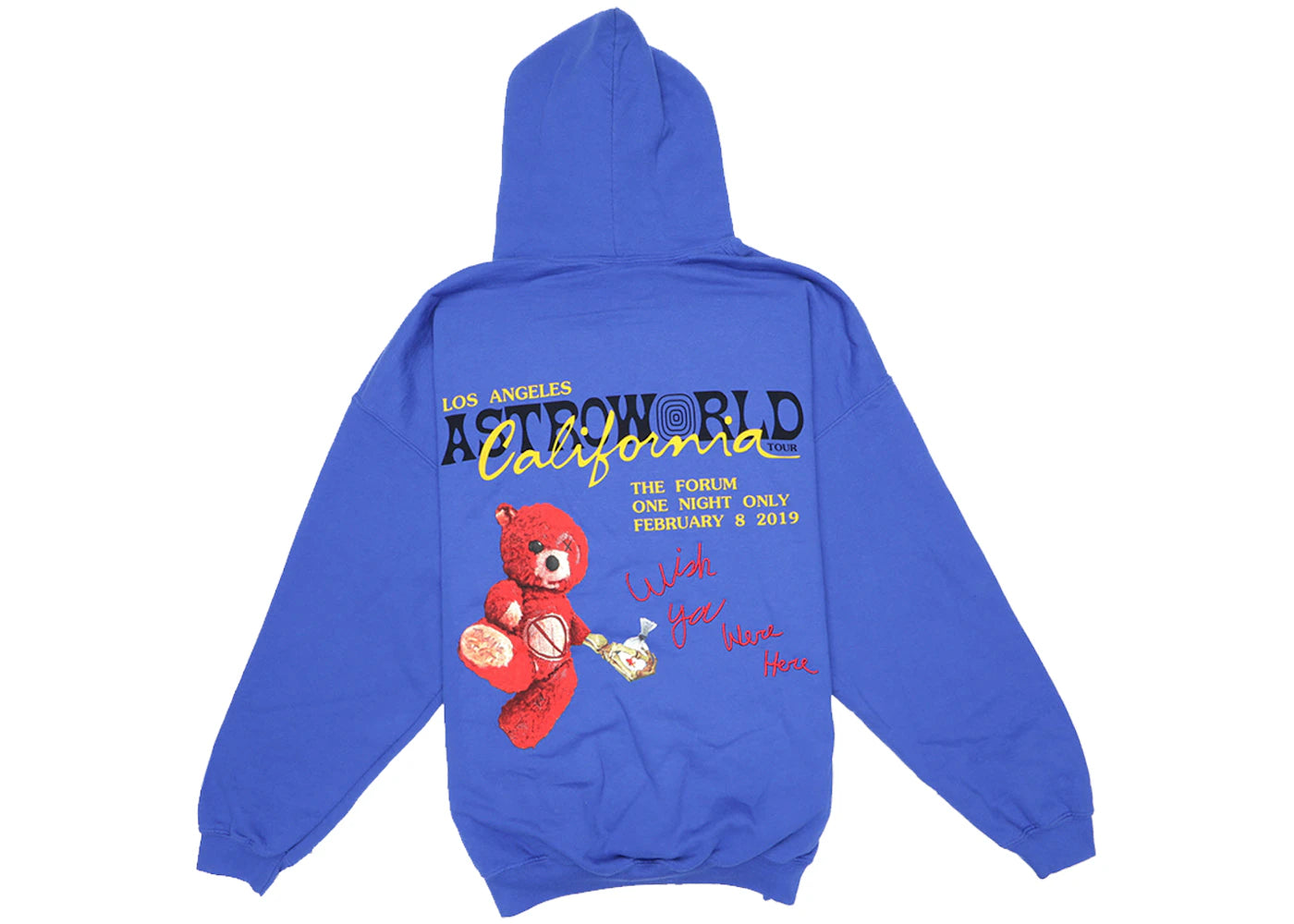 Travis Scott Astroworld LA Exclusive Hoodie Blue