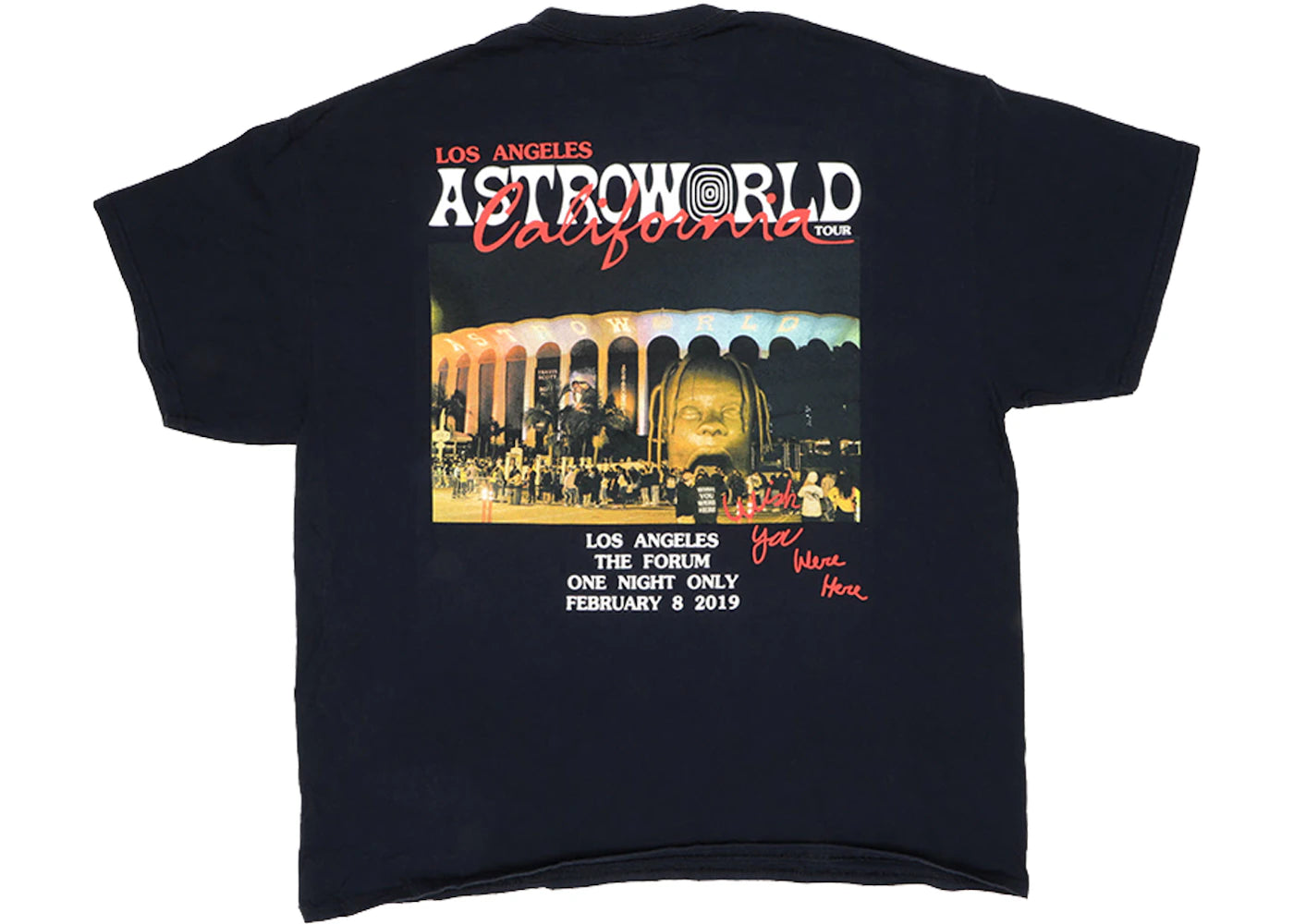 Travis Scott Astroworld LA Exclusive T-shirt Black