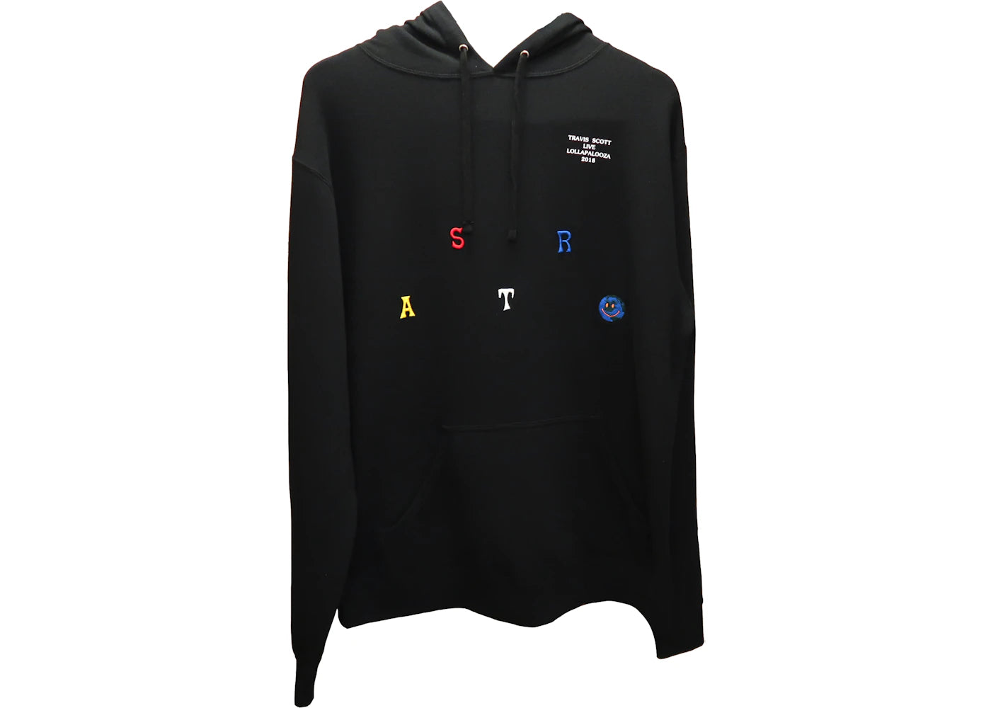 Travis Scott Astroworld Lollapalooza Hoodie Black