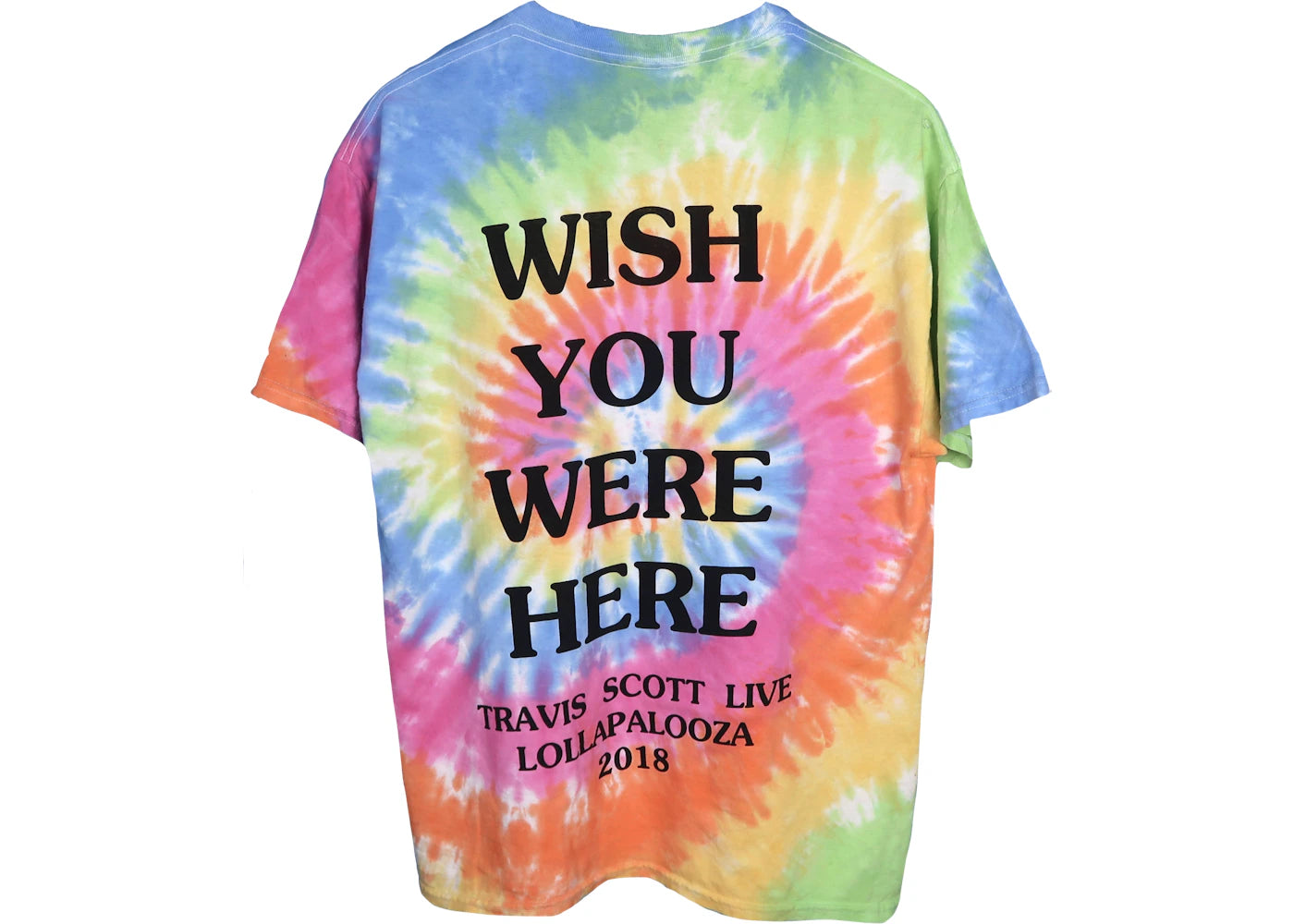 Travis Scott Astroworld Lollapalooza I Went To Astroworld Tee Tie Dye