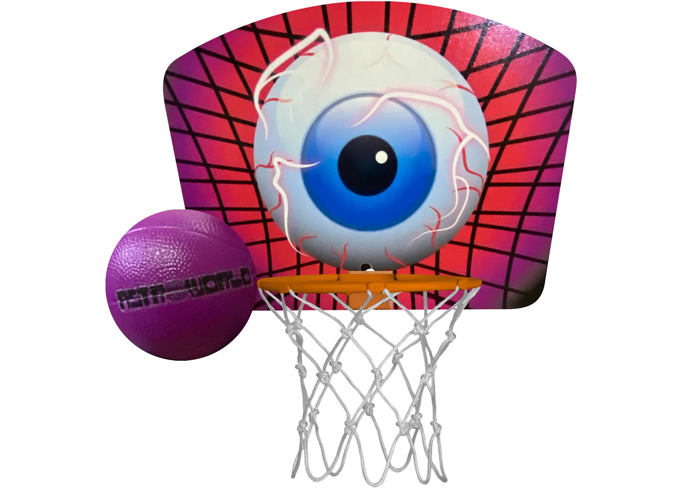 Travis Scott Astroworld Mini Basketball Hoop & Ball Eye