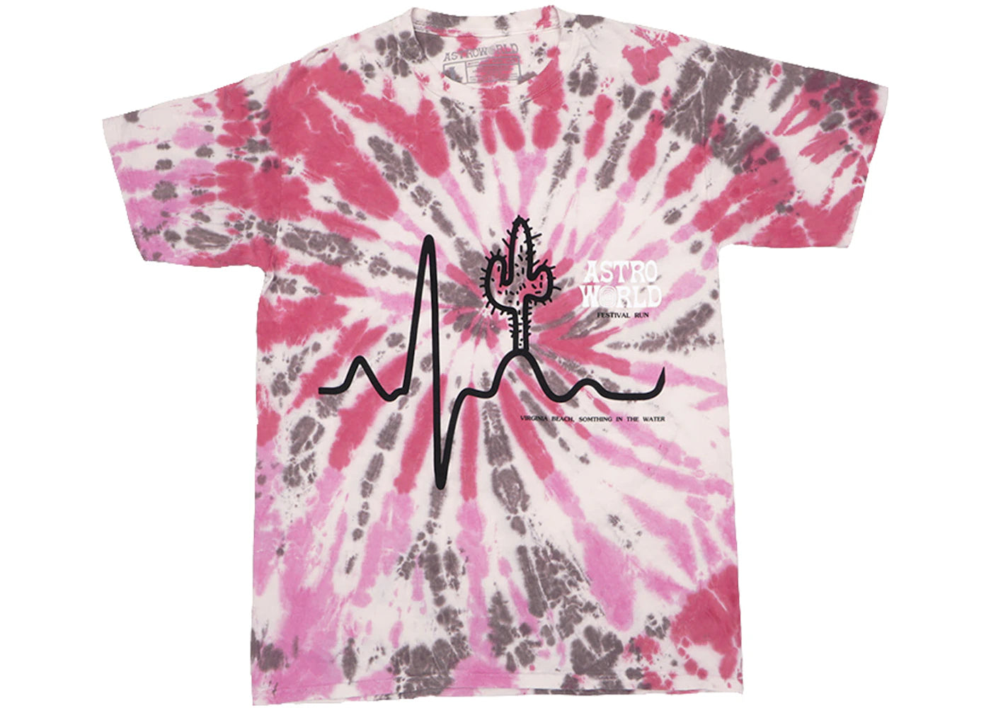 Travis Scott Astroworld Something In The Water Exclusive T-shirt Tie Dye